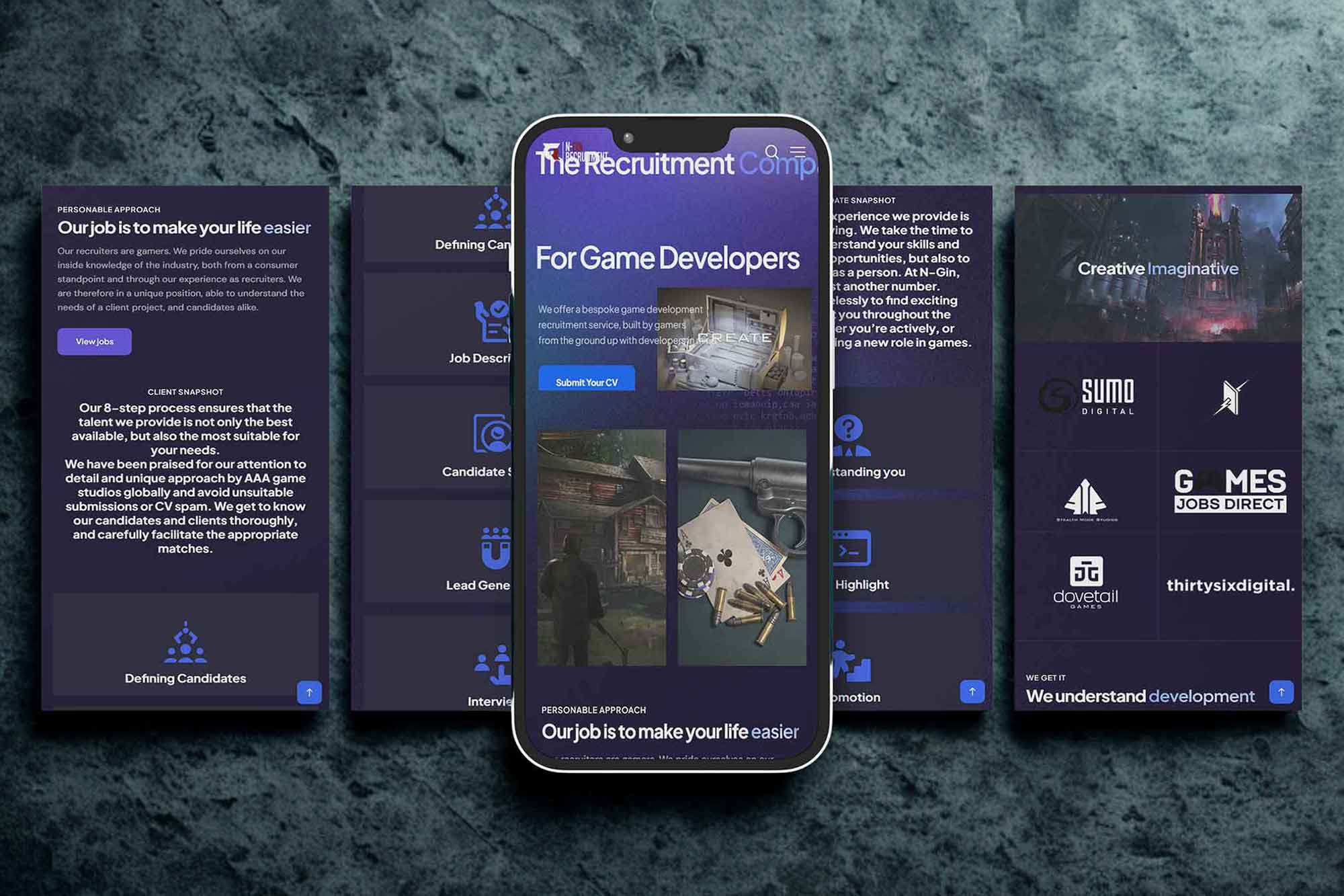Recruitment wordpress web design